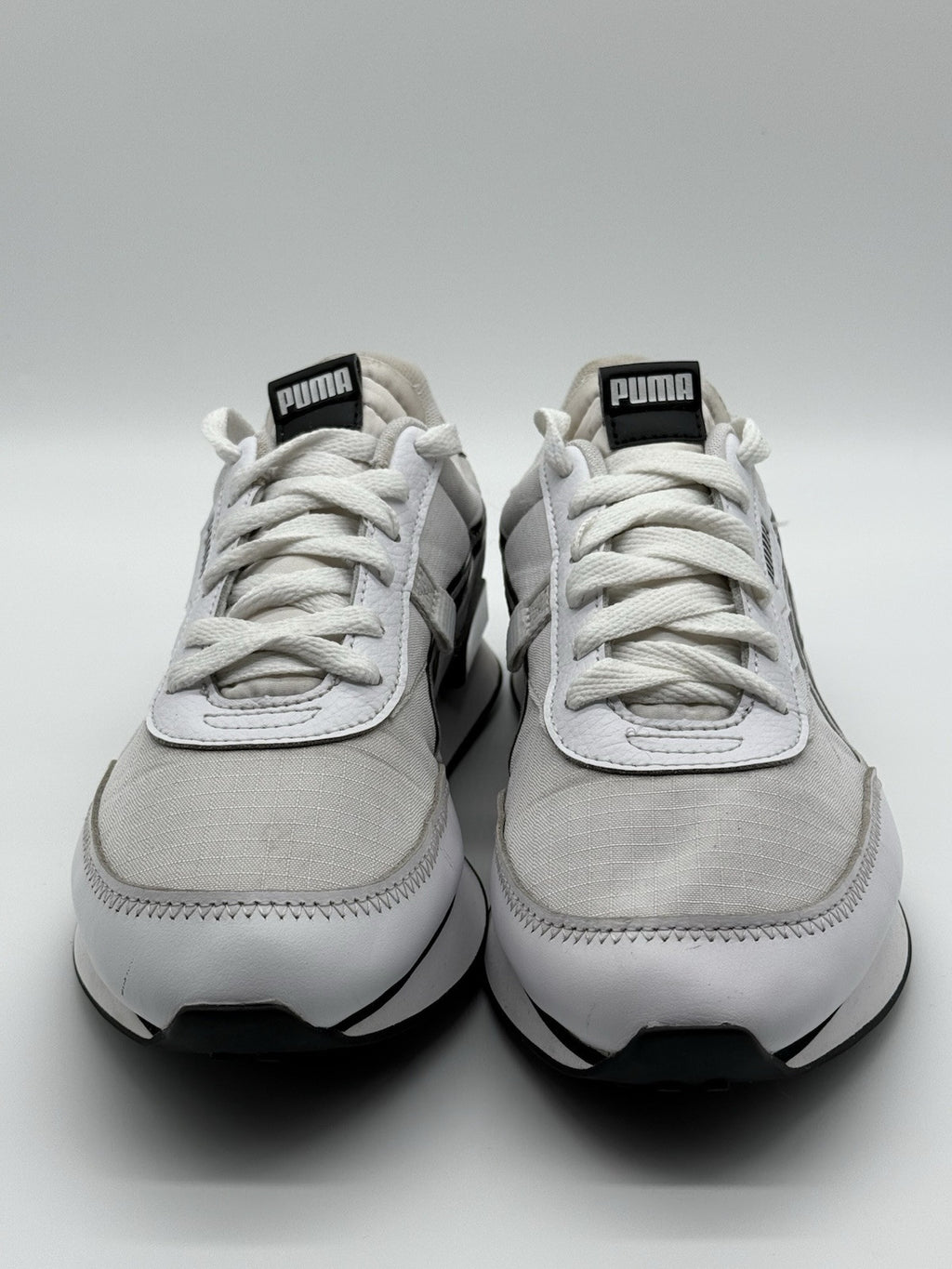 Puma Future Rider Twofold White Black UK 6.5 EUR 40 380591 05 No Insoles