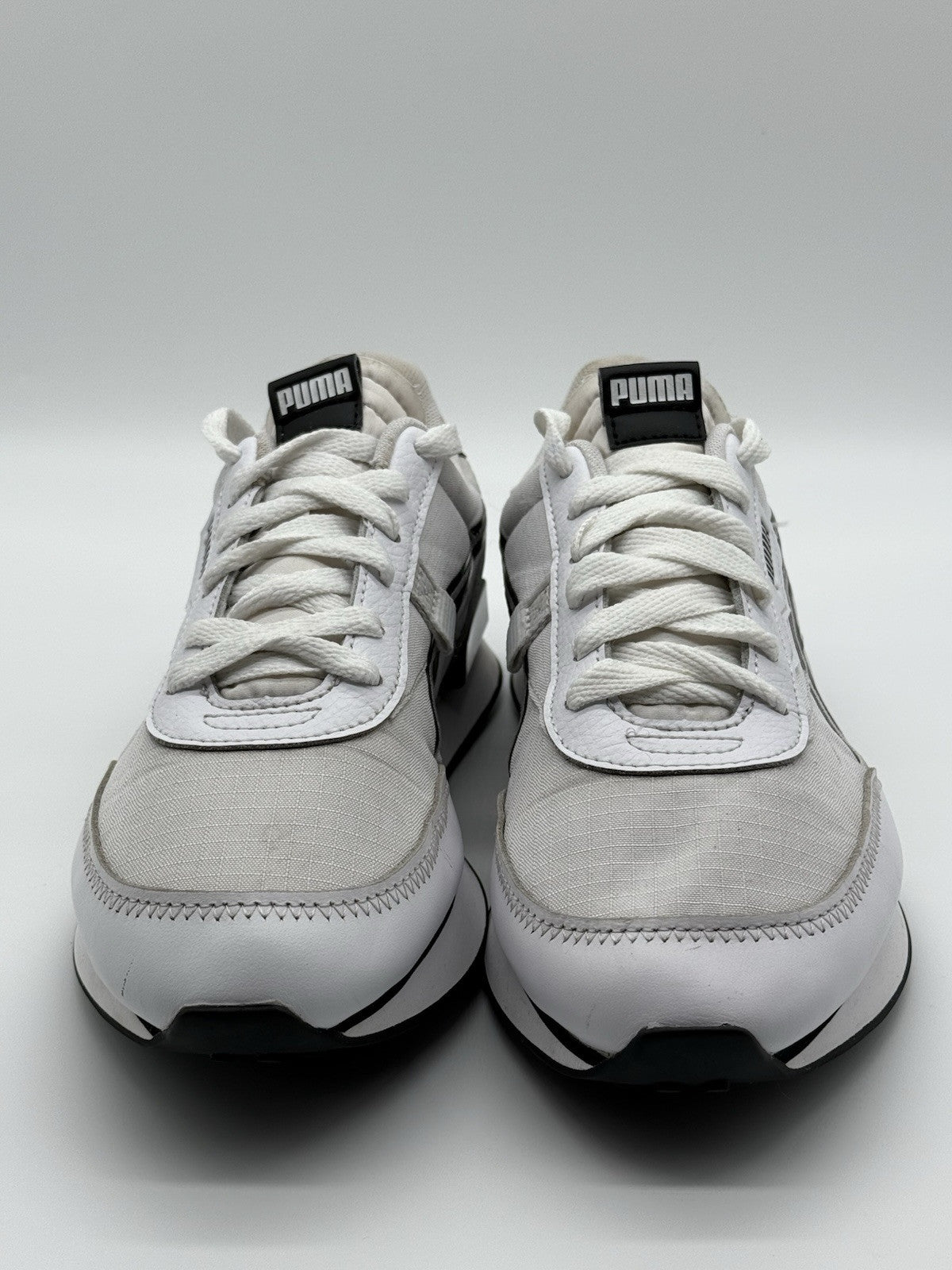 Puma Future Rider Twofold White Black UK 6.5 EUR 40 380591 05 No Insoles