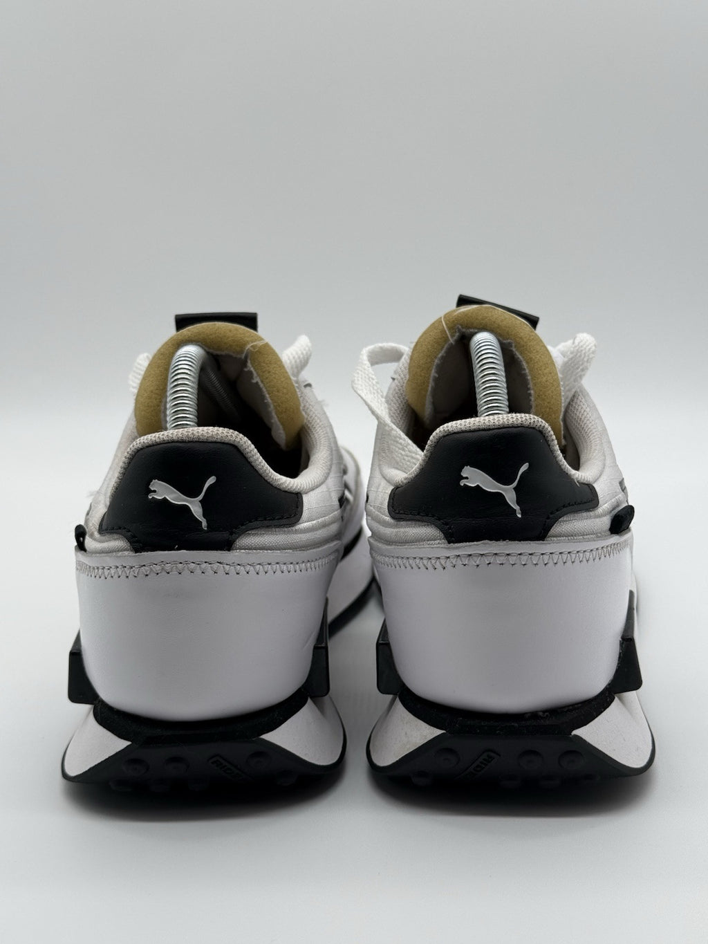 Puma Future Rider Twofold White Black UK 6.5 EUR 40 380591 05 No Insoles