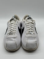 (2019) Nike Cortez Basic Leather OG Trainers - White Black - Size UK 7 (EU 41)