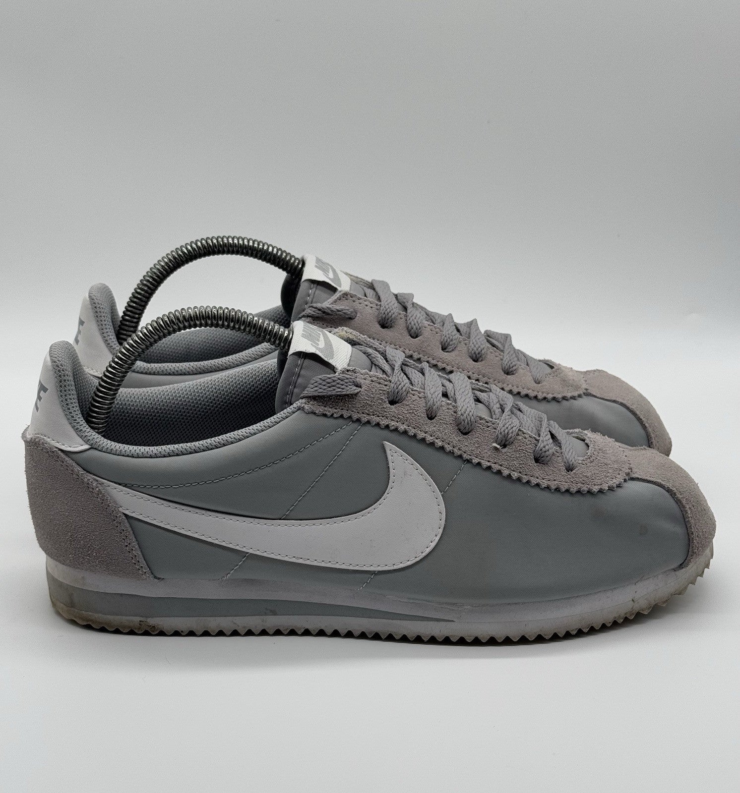 (2016) Nike Classic Cortez Nylon OG - Wolf Grey White - Size UK 8 (EU 42.5) US 9