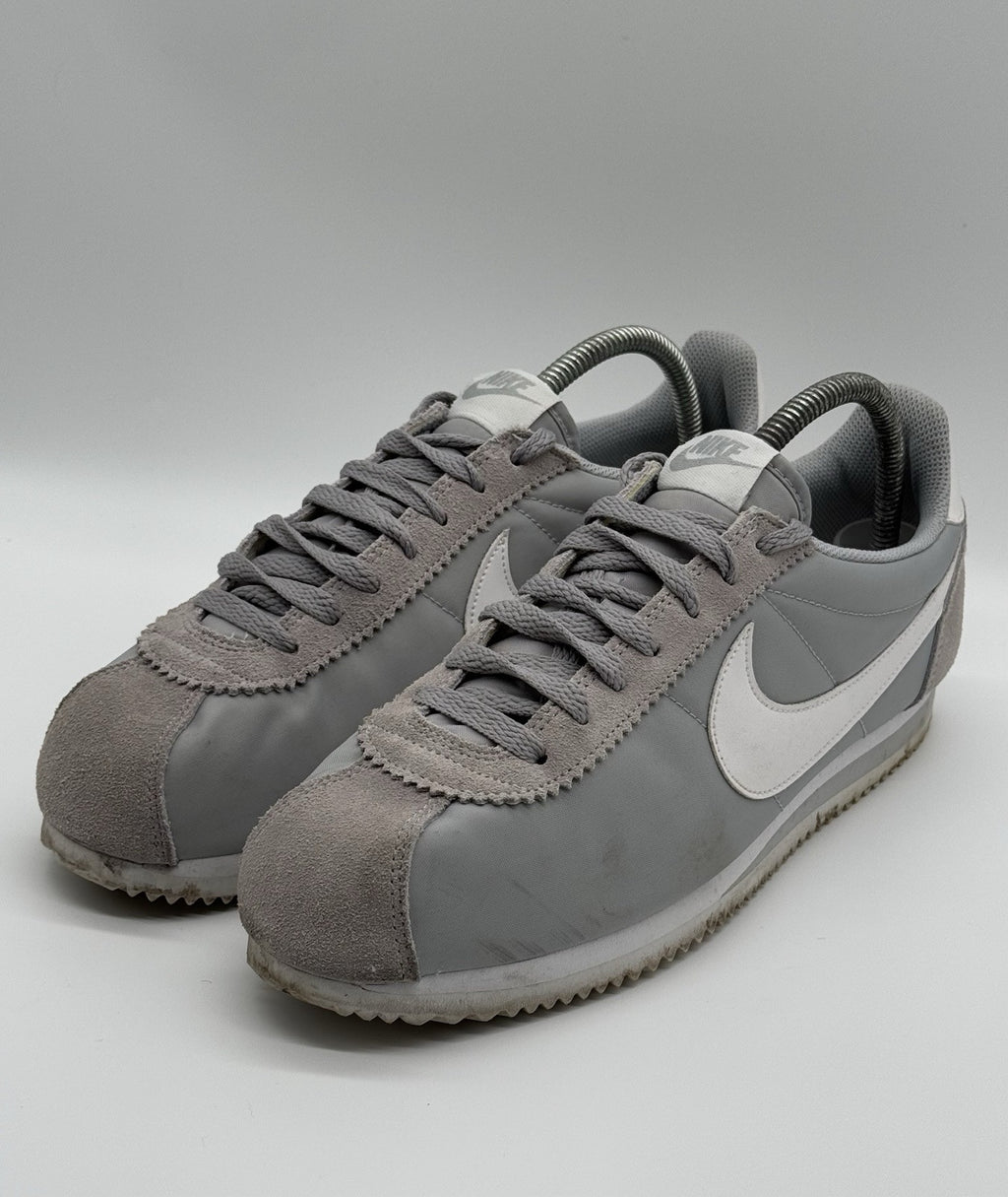 (2016) Nike Classic Cortez Nylon OG - Wolf Grey White - Size UK 8 (EU 42.5) US 9
