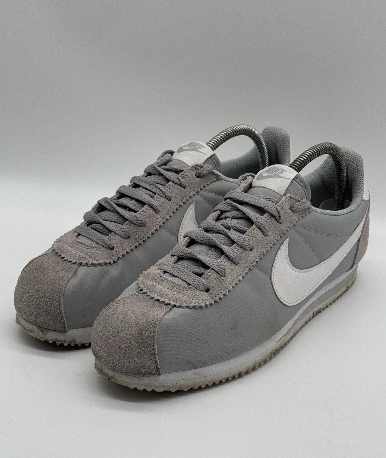 (2016) Nike Classic Cortez Nylon OG - Wolf Grey White - Size UK 8 (EU 42.5) US 9