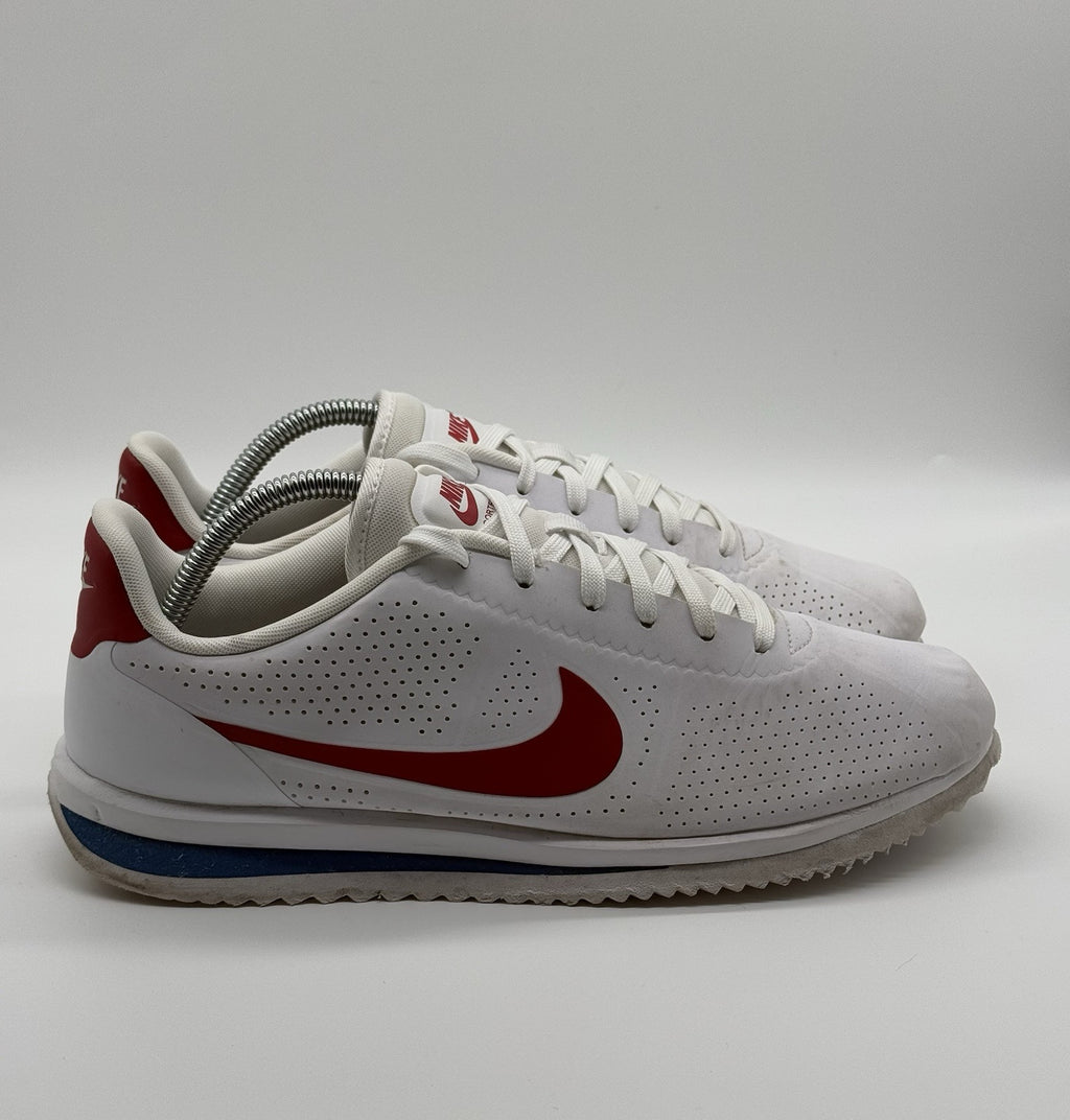 Nike Classic Cortez Ultra Moire OG (845013-100) Forrest Gump White Red Mens UK 7