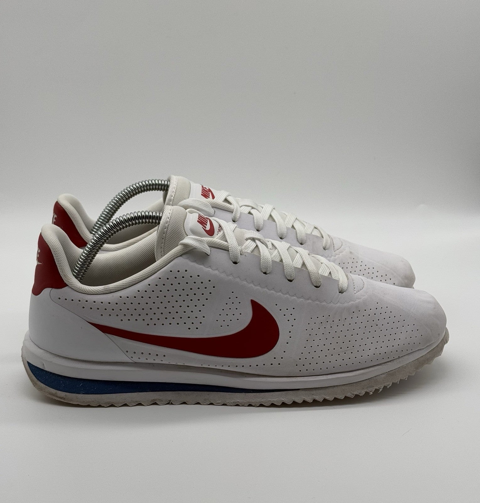 Nike Classic Cortez Ultra Moire OG (845013-100) Forrest Gump White Red Mens UK 7