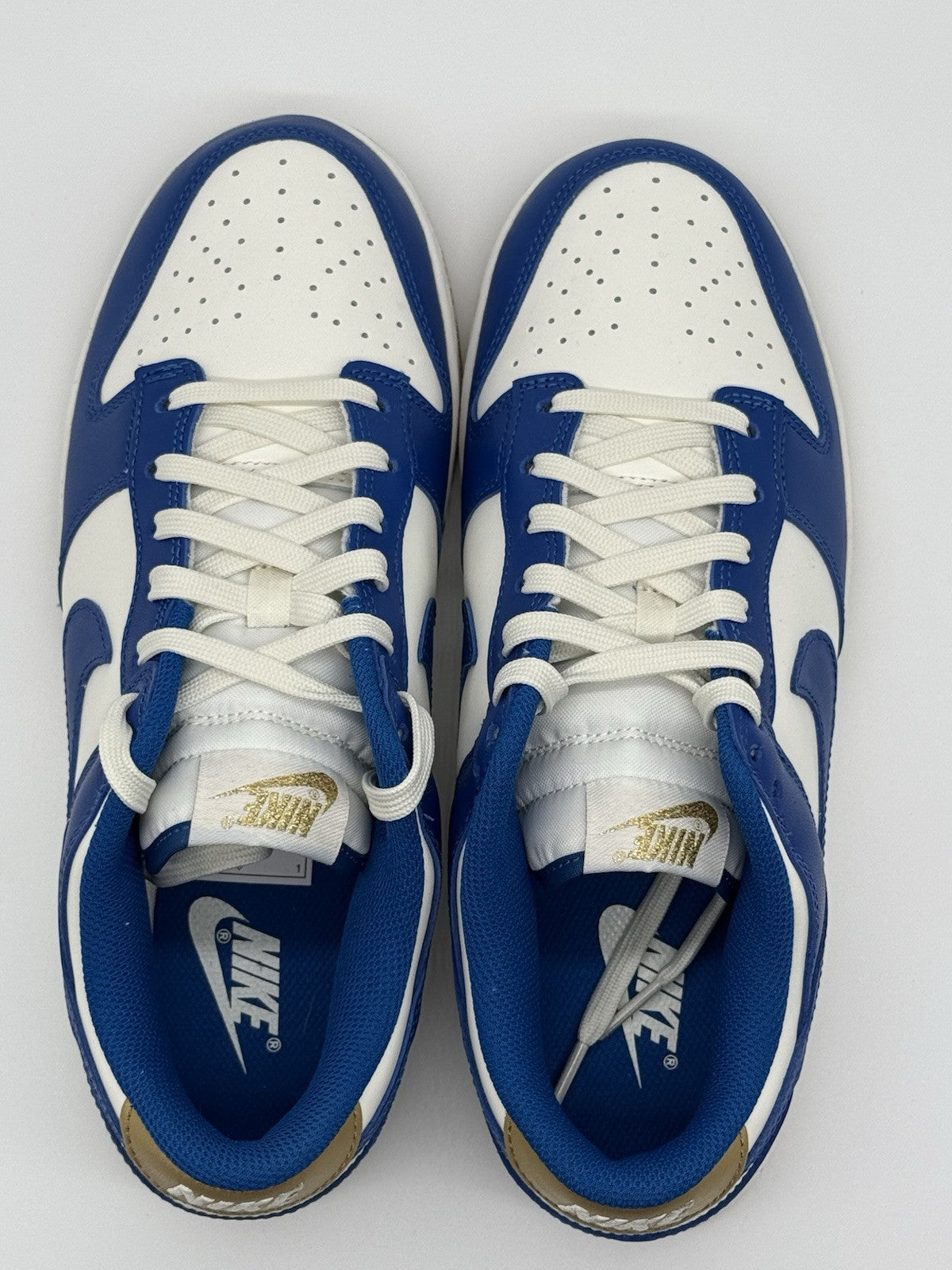 Nike Dunk Low UK 6.5 EUR 40.5  'Kansas City Royals' Blue Gold (FB7173-141) *NEW*