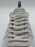 Rare (2008) Adidas ‘The Sneeker’ White / Green Leather Trainers Size UK 7