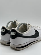 (2019) Nike Cortez Basic Leather OG Trainers - White Black - Size UK 7 (EU 41)