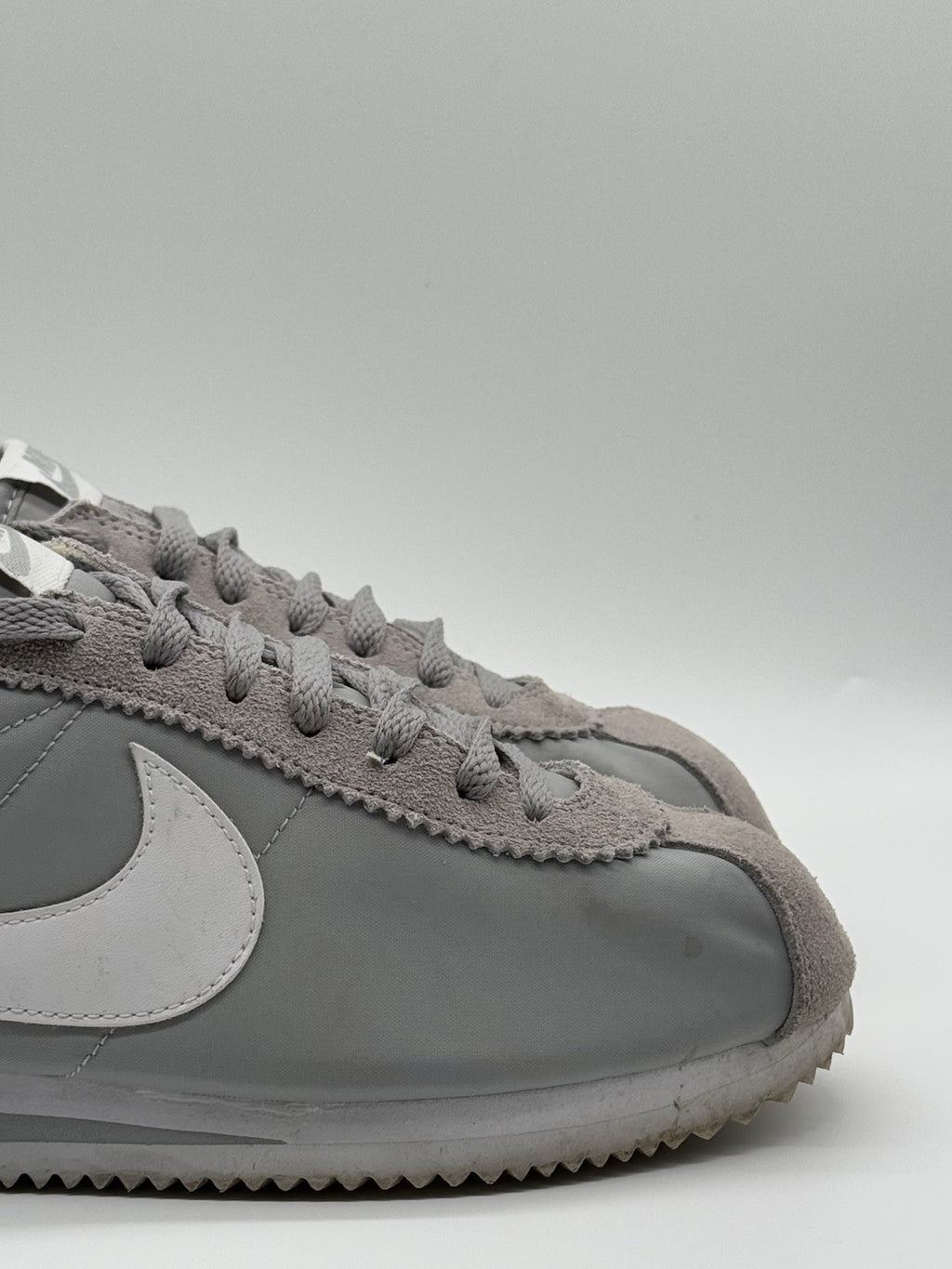 (2016) Nike Classic Cortez Nylon OG - Wolf Grey White - Size UK 8 (EU 42.5) US 9