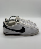 (2019) Nike Cortez Basic Leather OG Trainers - White Black - Size UK 7 (EU 41)