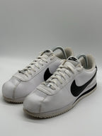 (2019) Nike Cortez Basic Leather OG Trainers - White Black - Size UK 7 (EU 41)