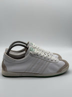Rare (2008) Adidas ‘The Sneeker’ White / Green Leather Trainers Size UK 7