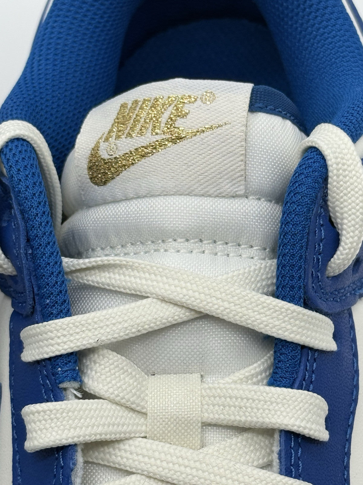 Nike Dunk Low UK 6.5 EUR 40.5  'Kansas City Royals' Blue Gold (FB7173-141) *NEW*